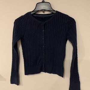 Girls button down sweater